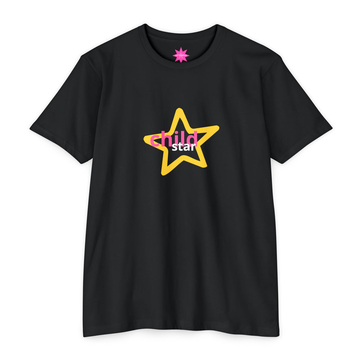 💋 Hot Wonders “Child Star” Black T-Shirt