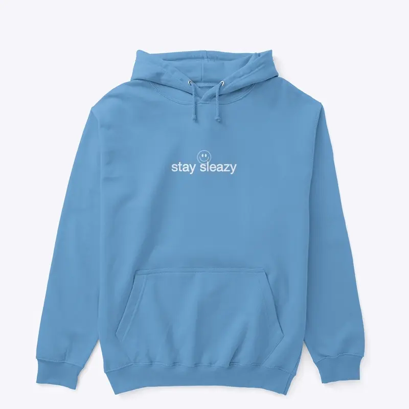 stay sleazy zip up hoodie