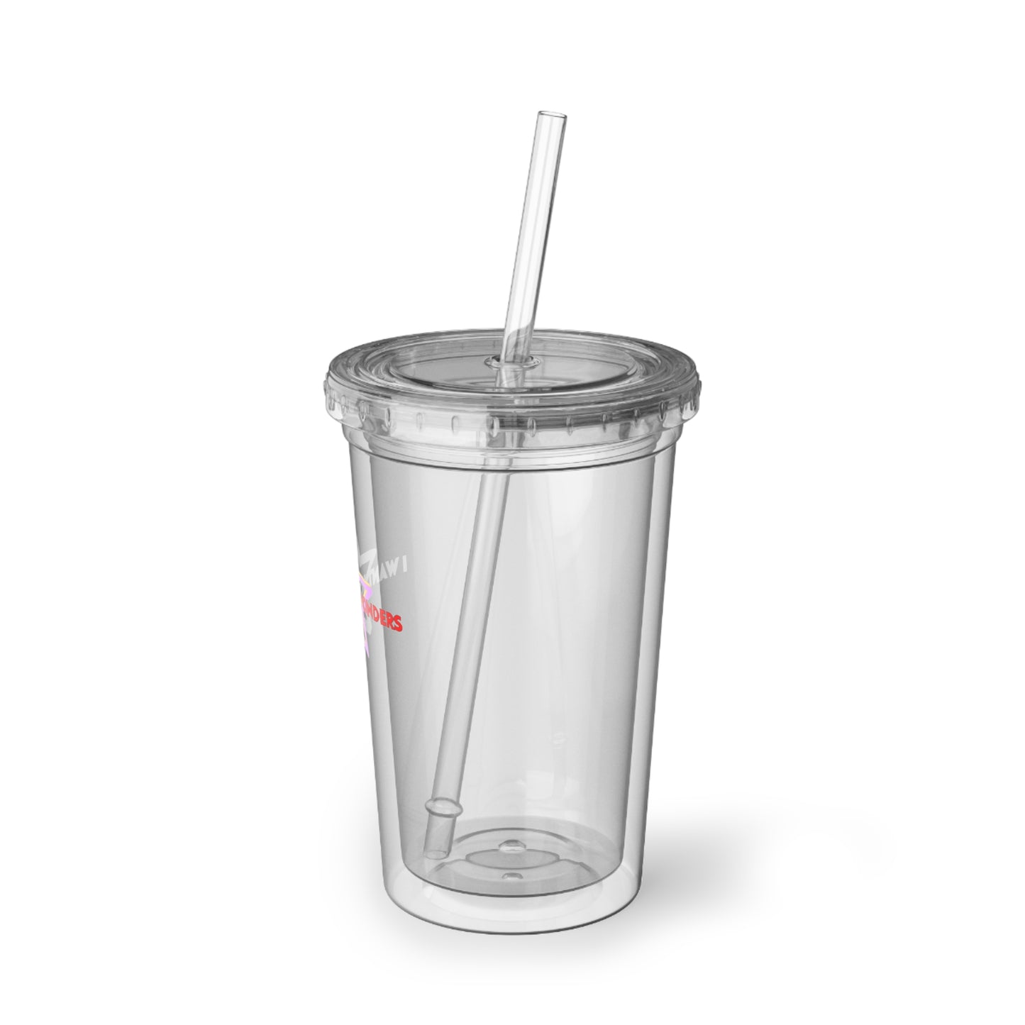 Clear Acrylic Tumbler - "I Want Hot Wonders" Pink Star