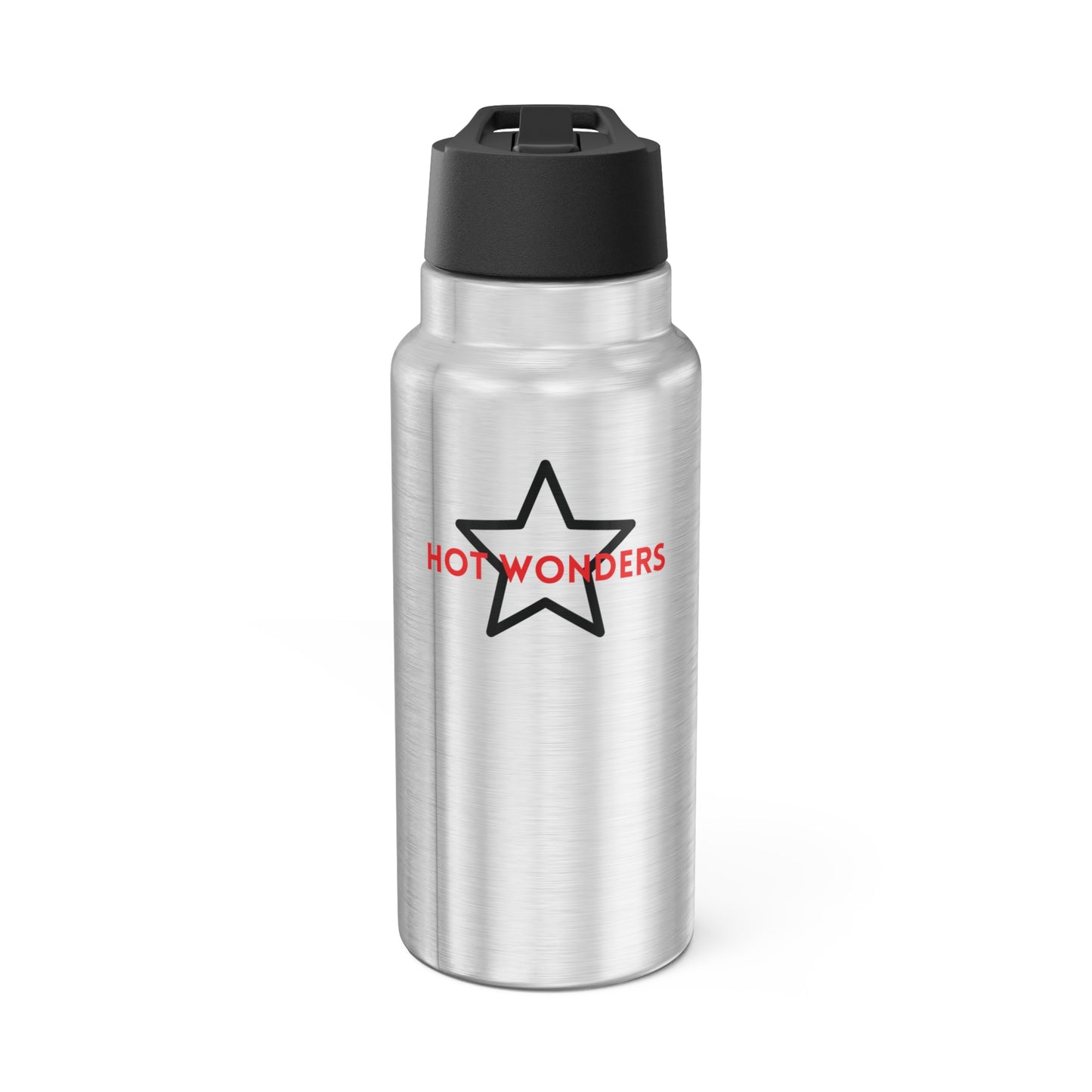 32oz Stainless Steel Tumbler — 'Hot Wonders' Star Logo Insulated Bottle