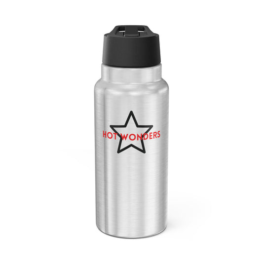 32oz Stainless Steel Tumbler — 'Hot Wonders' Star Logo Insulated Bottle