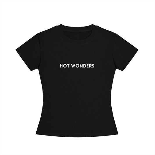 HOT WONDERS Pop Star Tee 🪽White Logo